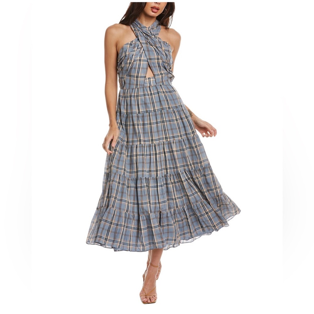 Ulla Johnson Tierd Cornflower Midi Dress - NWT - Size 6